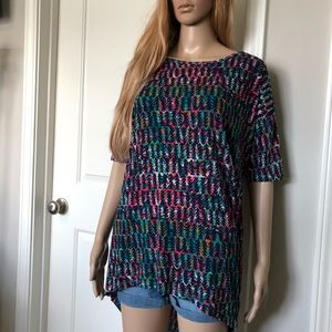 LulaRoe Irma Size XXS EUC Stretchy Longer Back